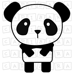 Cojín peluche Panda