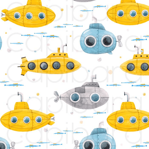 Cojín decorativo Yellow Submarine