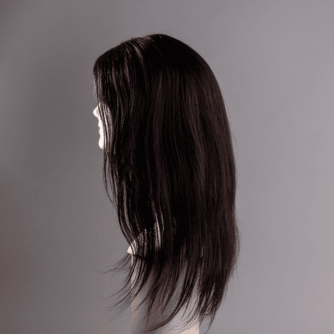 Lisa con Encaje Frontal Partidura al Medio Castaño Oscuro 40 cm #2