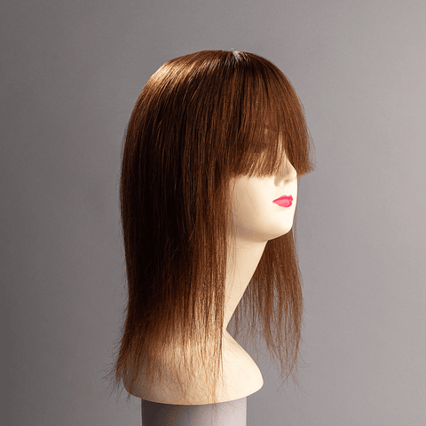 Topper con flequillo y partidura Castaño Chocolate Mix  30 cm