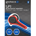 LP1 Auricular Bluetooth, Vermelho Multiplataforma 2