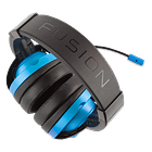 Fusion Wired Gaming Headset, Color Match Sapphire 4