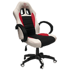Taurus Ultimate Gaming Chair, Branco I Preto I Vermelho 1