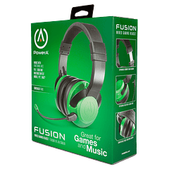 Fusion Wired Gaming Headset, Color Match Emerald