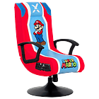 X-Rocker, Super Mario 2.1 Audio Pedestal Chair, Red/Blue 1