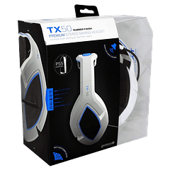 TX-50 Stereo Gaming Headset White/Blue