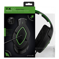 TX-50 Stereo Gaming Headset Black/Green