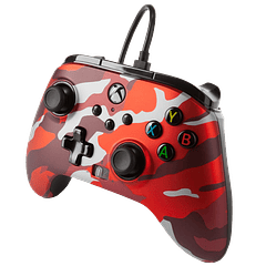 Enhanced Wired Controller Metalic Camo/Red