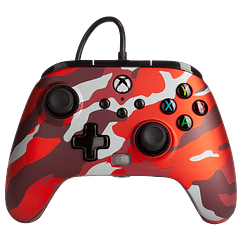 Enhanced Wired Controller Metalic Camo/Red