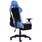 Cadeira Ultimate Gaming Orion, Azul I Preto I Branco   1
