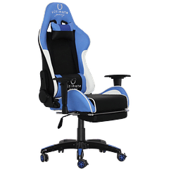 Cadeira Ultimate Gaming Orion, Azul I Preto I Branco  