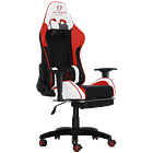 Cadeira Ultimate Gaming Orion,  Branco I Preto I Encarnado 1