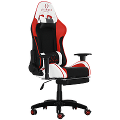 Cadeira Ultimate Gaming Orion,  Branco I Preto I Encarnado