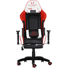 Cadeira Ultimate Gaming Orion,  Branco I Preto I Encarnado 4