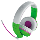 XH-100S WIRED STEREO HEADSET PINK/GREEN 2