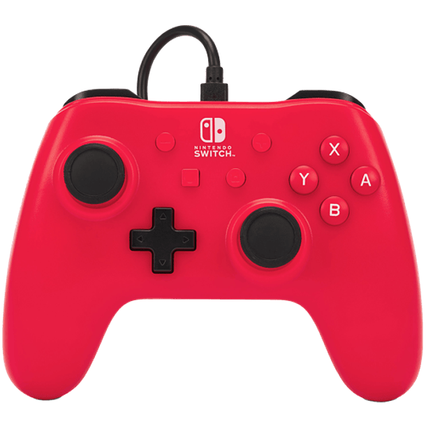 WIRED CONTROLLER RASPEBERRY RED 4