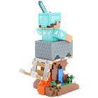 MINECRAFT: STEVE IN DIAMOND ARMOUR R.E.S.T. 14