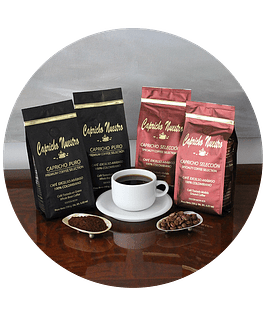 2 Café Puro Grano + 2 Café Selección Molido 250g c/u