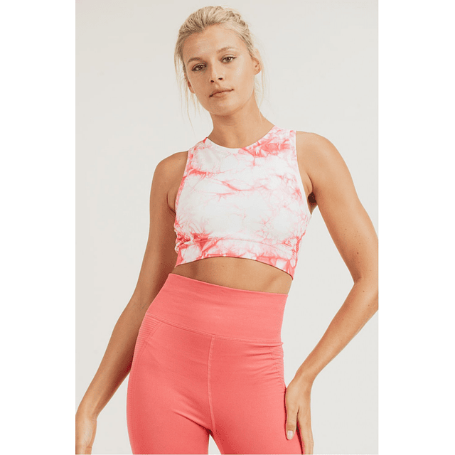 Top Sofia Coral Tye Dye