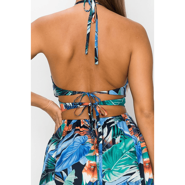 Maxi Vestido Guadalupe Azul