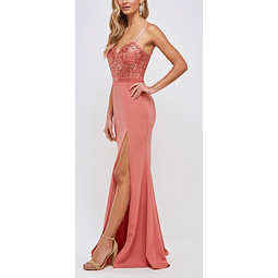 Maxi Vestido Zaira Coral