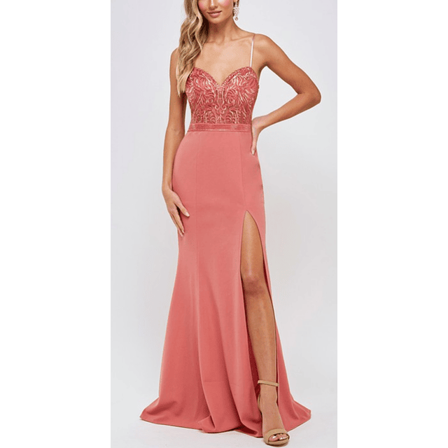 Maxi Vestido Zaira Coral