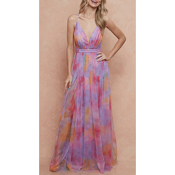 Maxi Vestido Millaray Lavanda