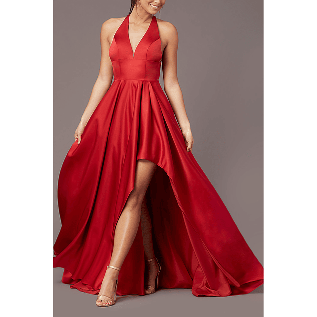 Maxi Vestido Almudena Rojo