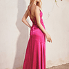 Maxi Vestido Claudia Fucsia