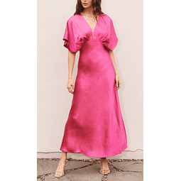 Maxi Vestido Martina Fucsia