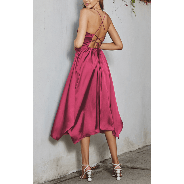 Maxi Vestido Cloe Magenta