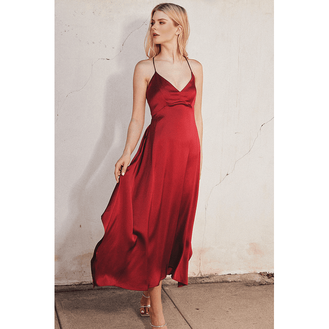 Maxi Vestido Cloe Burdeo