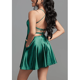 Mini Vestido Blanqui Verde