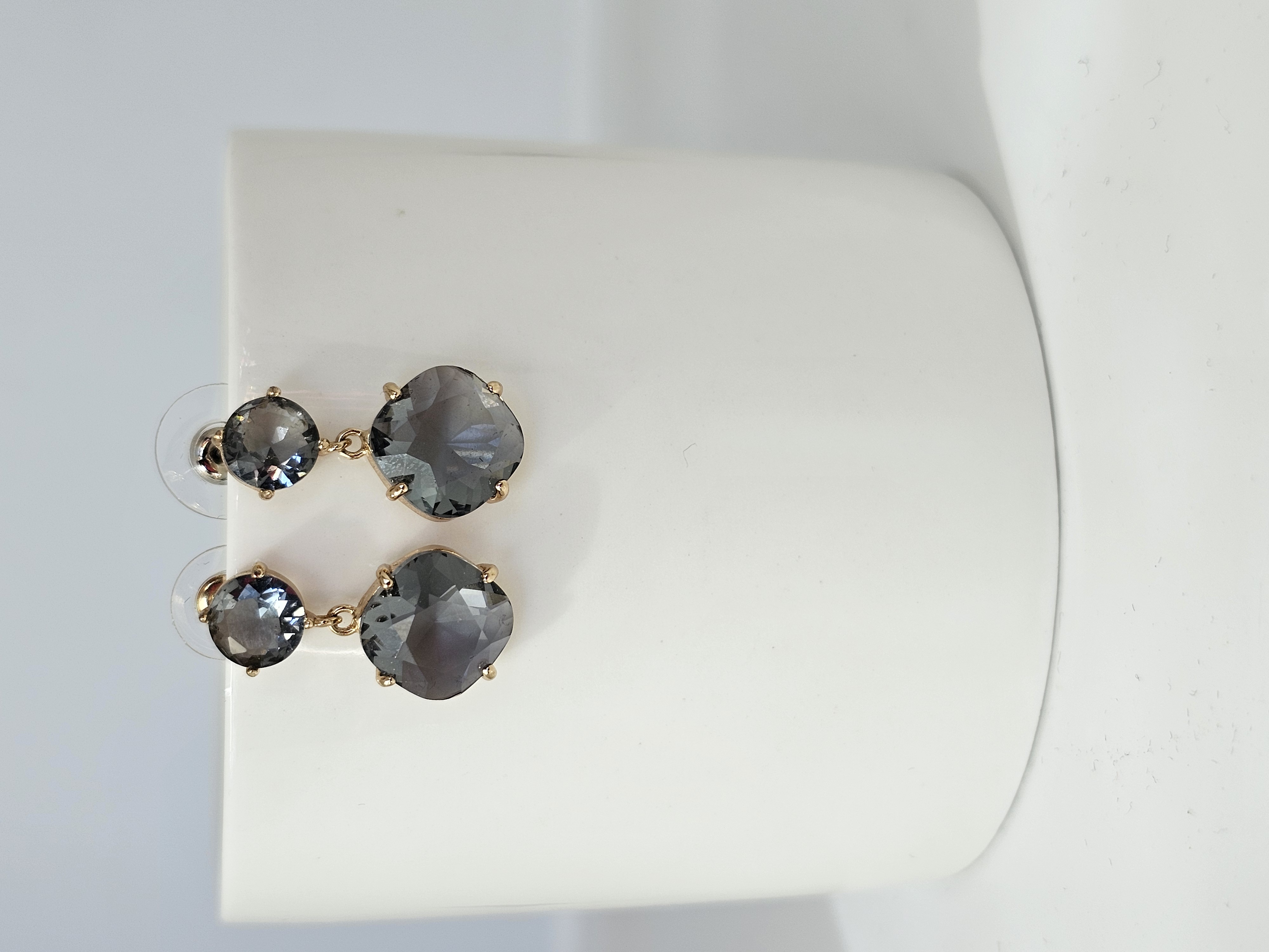 Aros con colgante belen dorado claro
