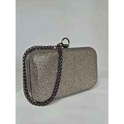 Clutch bronce semi brillo