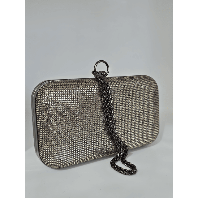 Clutch bronce semi brillo