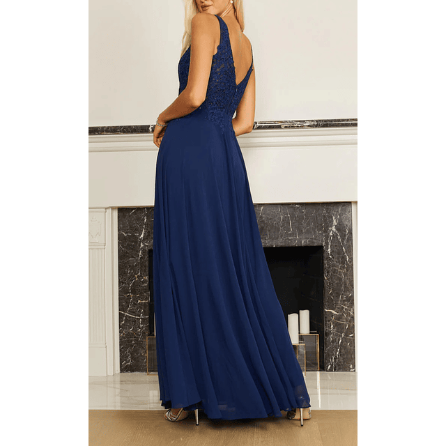 Maxi Vestido Ava Azul