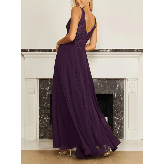 Maxi Vestido Ava Morado