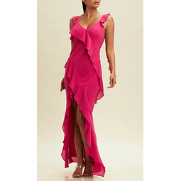 Maxi Vestido Irene Fucsia