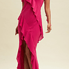 Maxi Vestido Irene Fucsia