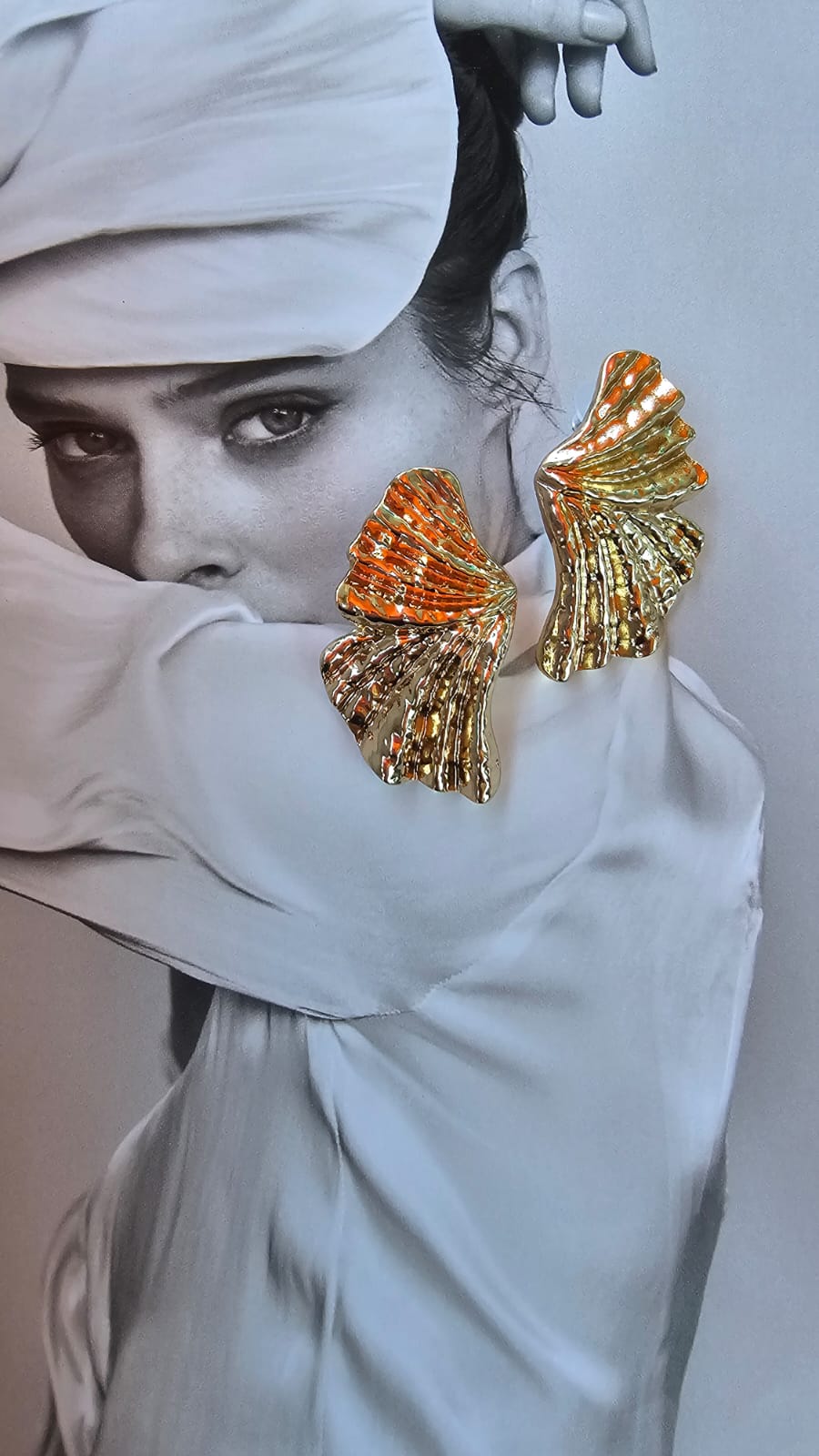 AROS PETALOS PLATA