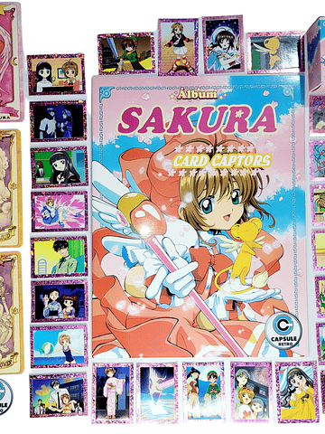 Álbum Sakura completo para pegar más cartas Clow