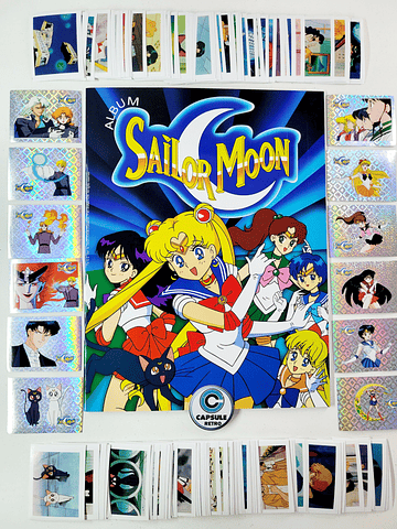 Álbum Sailor Moon completo para pegar