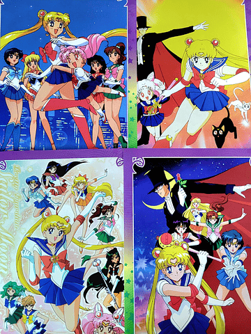 Álbum Sailor Moon completo para pegar