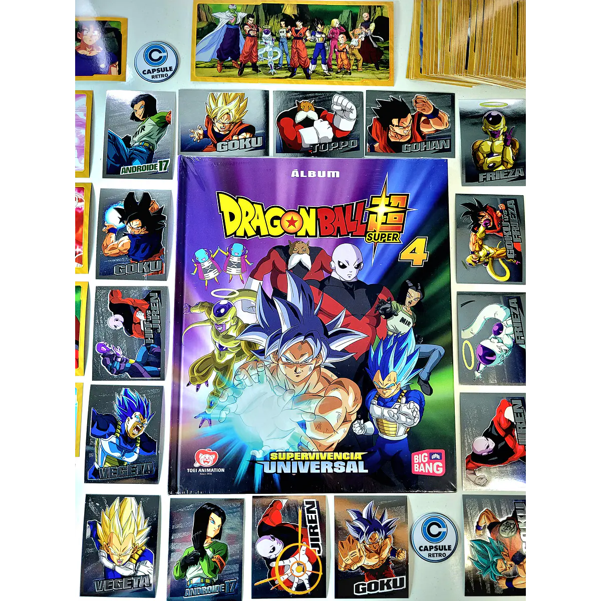 BIGBANG アルバム4枚セット Album Dragon Ball Super 4 BigBang completo a pegar tapa dura