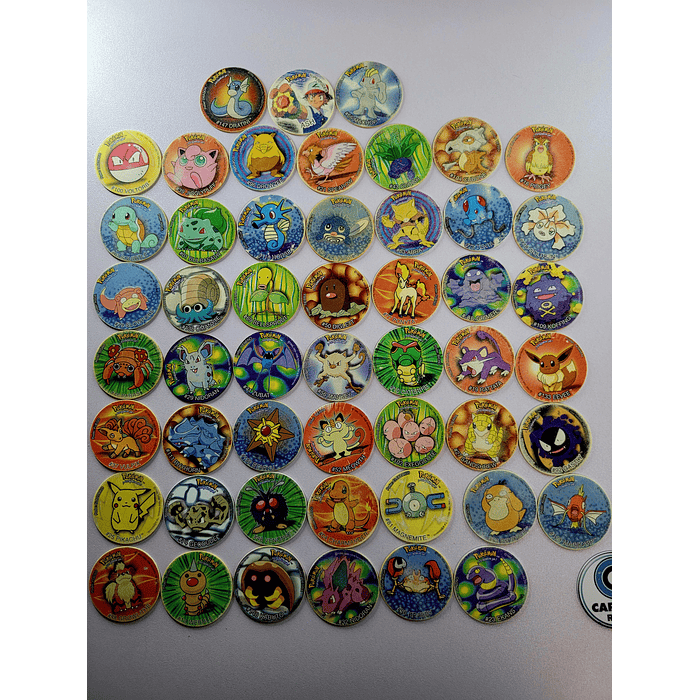 Colección completa tazos Pokémon 1