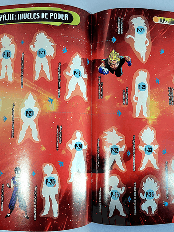 Álbum Dragon Ball Guerrero dorado completo a pegar + 4 póster