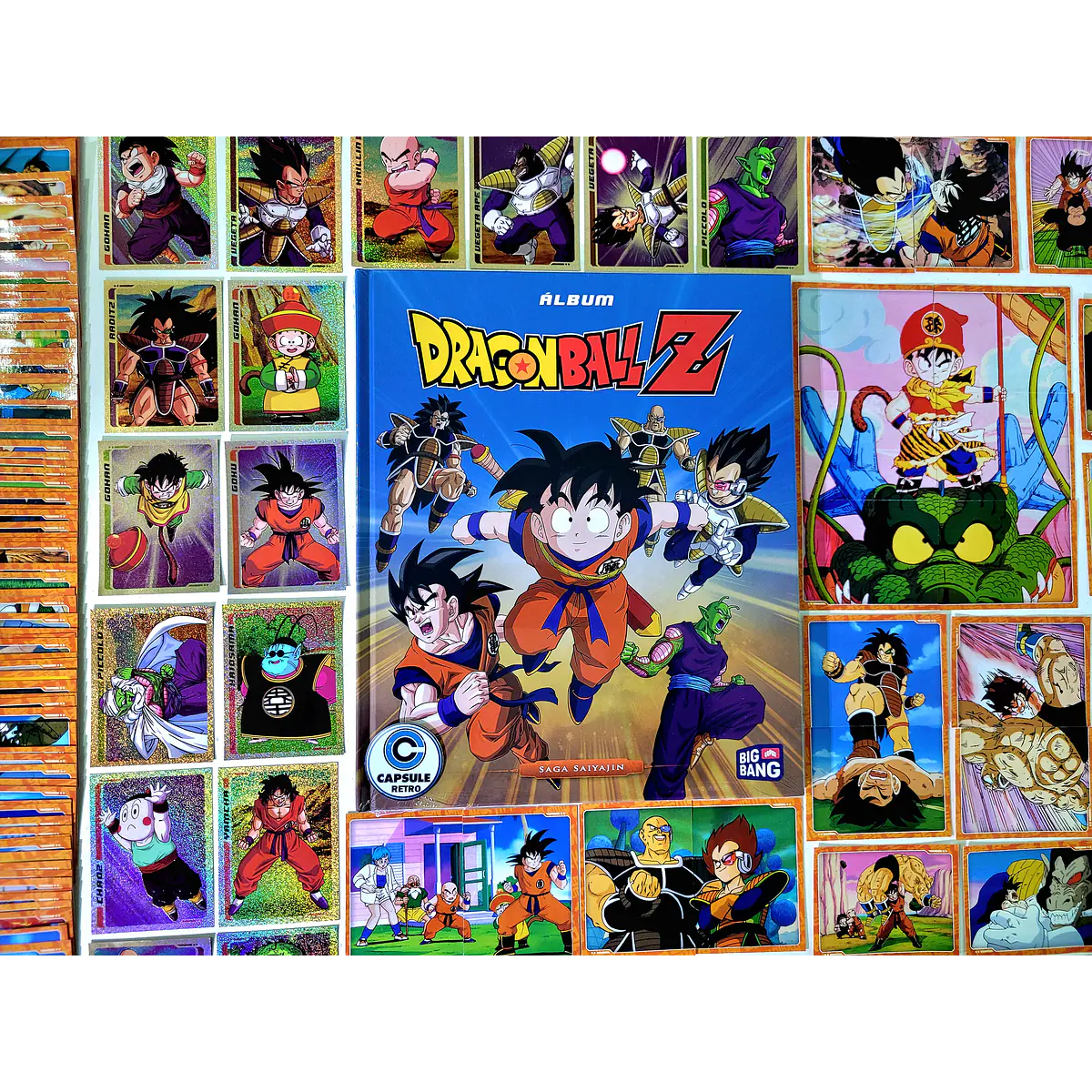 Dragon Ball Z1 Bigbang gold tapa normal completo a pegar