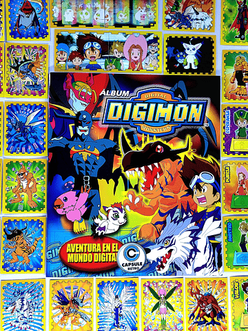 Álbum Digimon completo para pegar