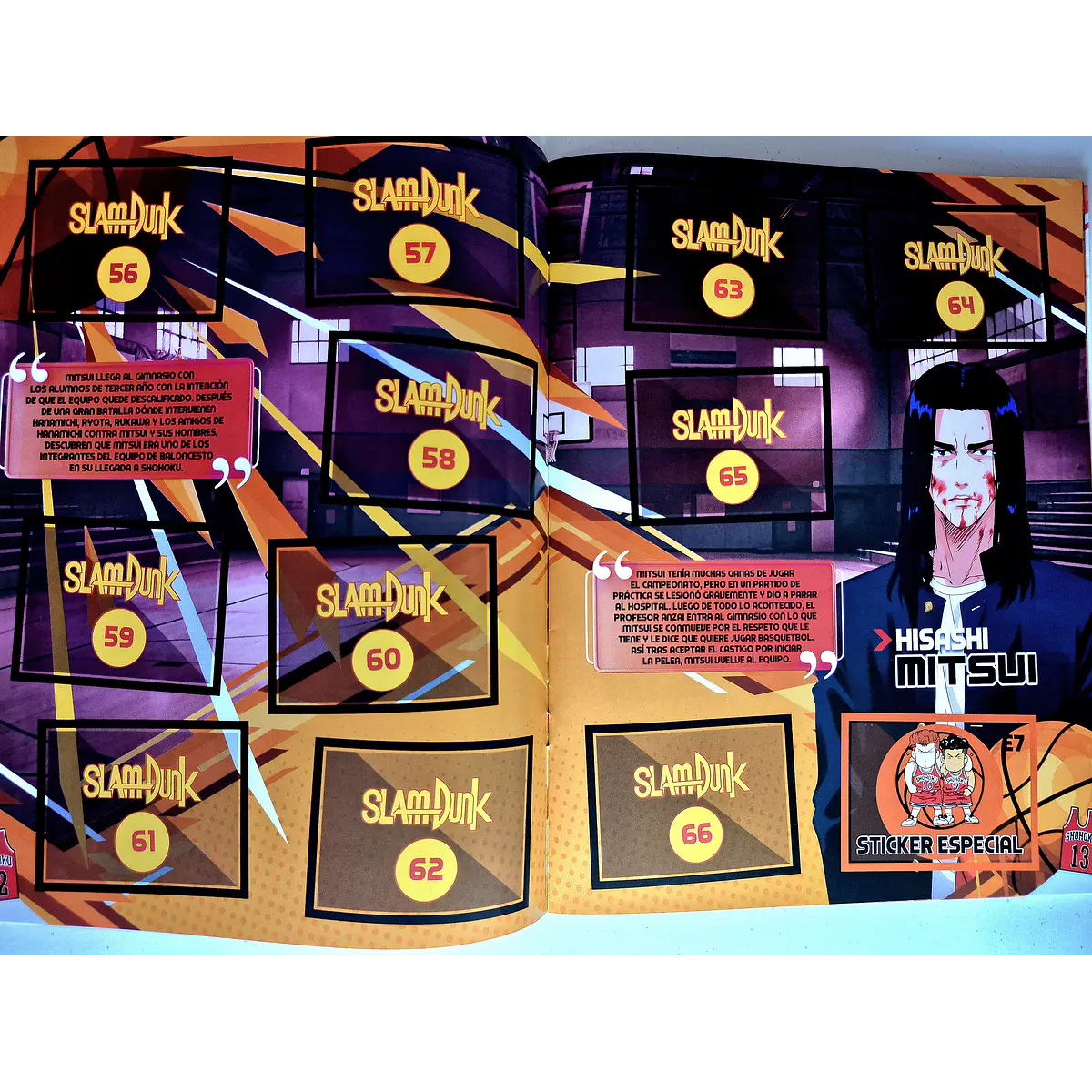 Album Slam Dunk completo para pegar + regalos